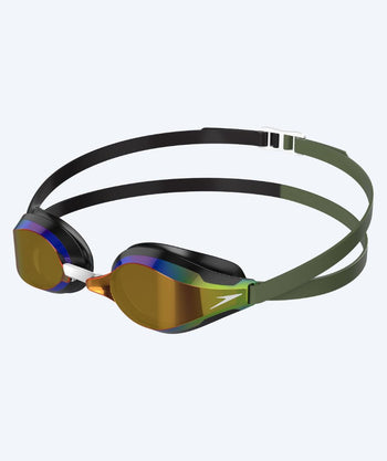 Speedo Elite simglasögon - Fastskin Speedsocket 2 Mirror - Grön/svart