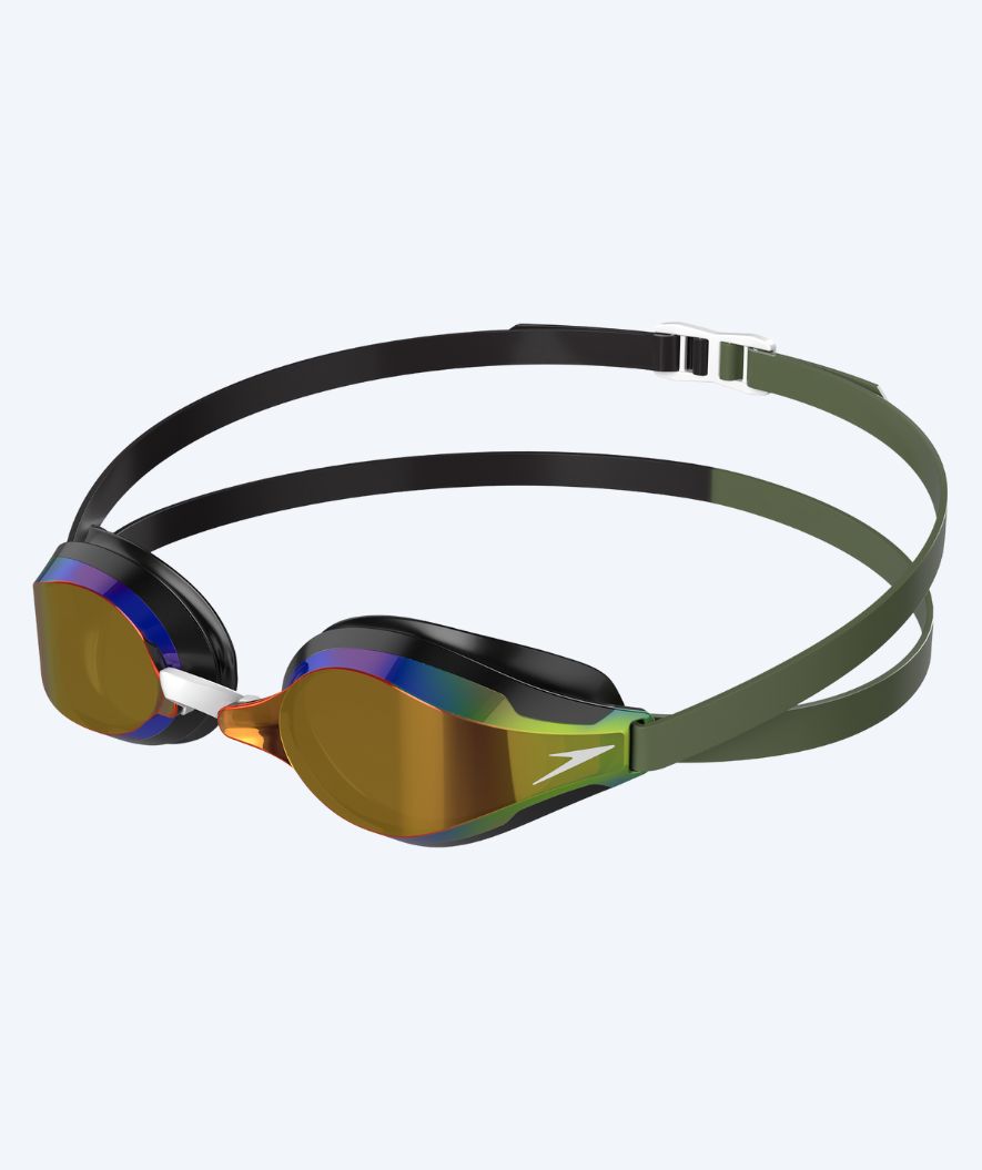 Speedo Elite simglasögon - Fastskin Speedsocket 2 Mirror - Grön/svart
