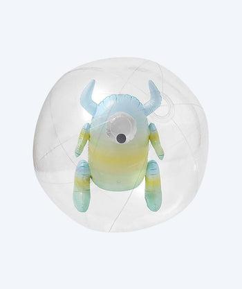 Sunnylife badboll - Monty 3D Beach Ball - Grön/klar