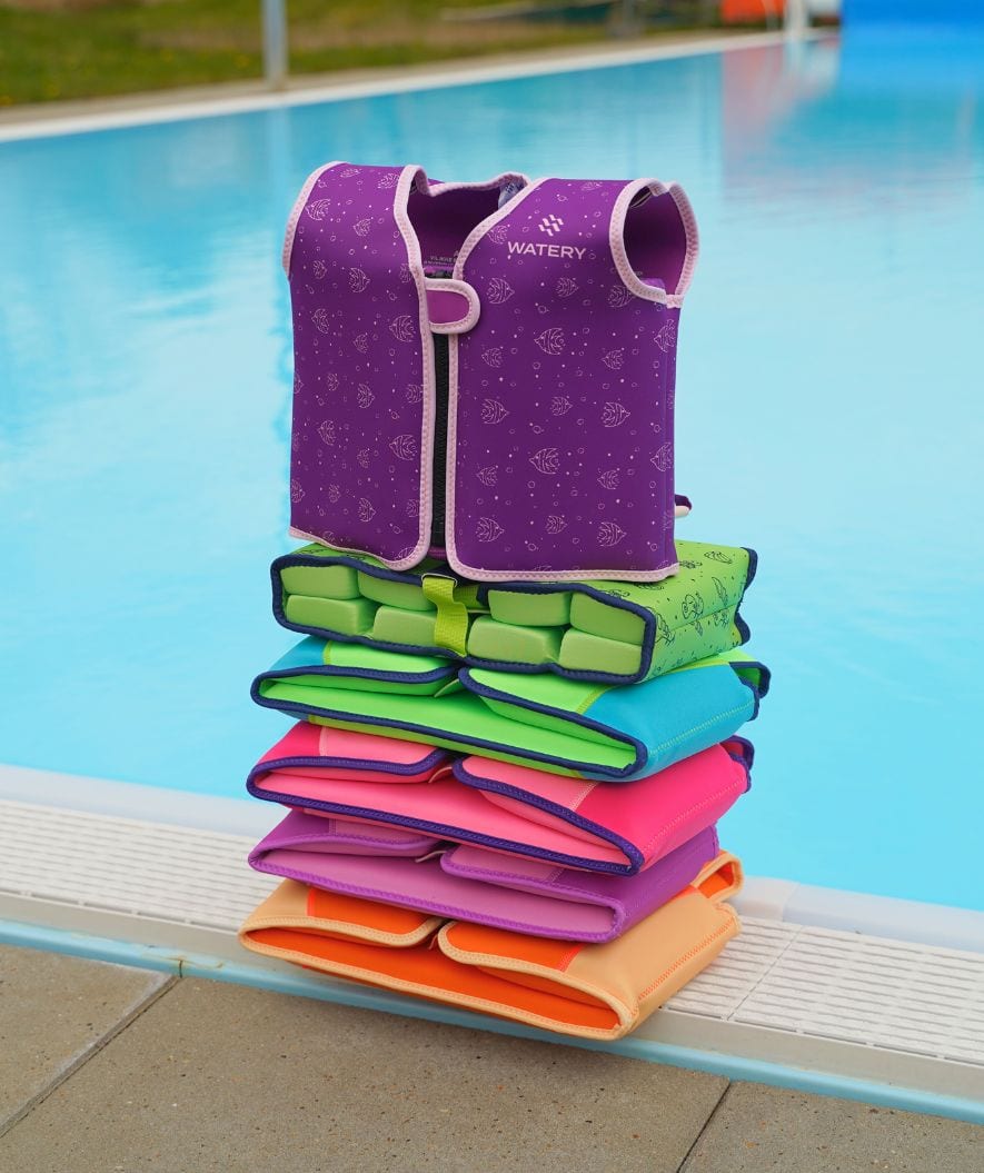 Watery simväst för barn (1-6) - Splashy - Lila