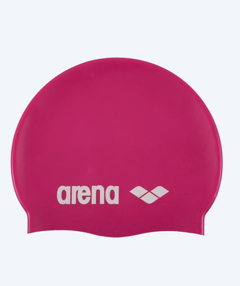 Arena badmössa - Classic Silikone - Rosa/vit