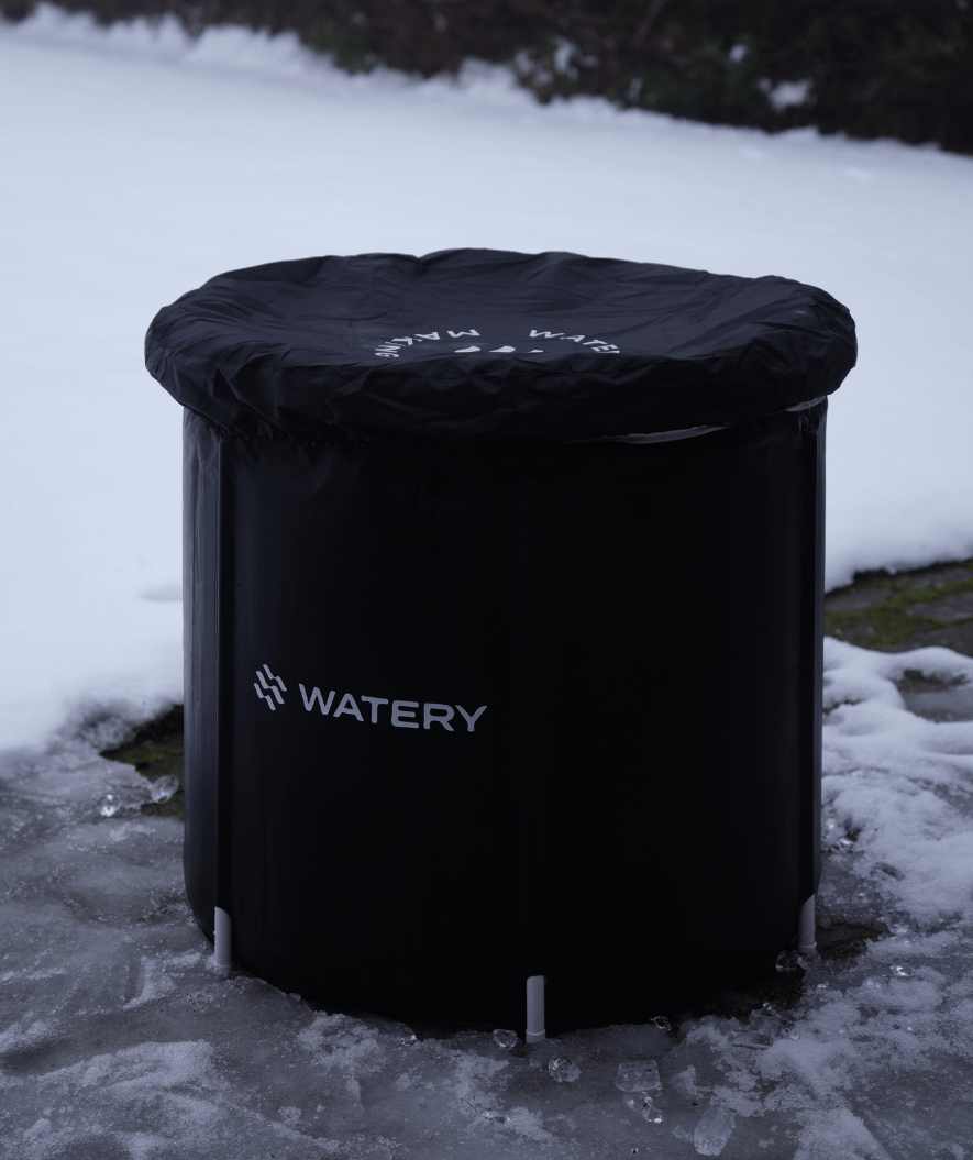 Watery uppblåsbart isbad - Hero - Svart