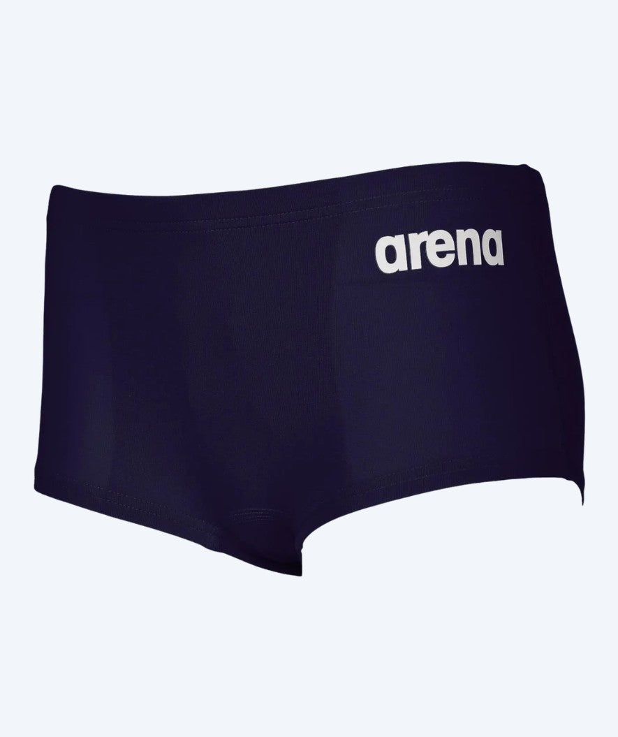Arena fyrkantiga badbyxor för pojkar - Solid - Mörkblå