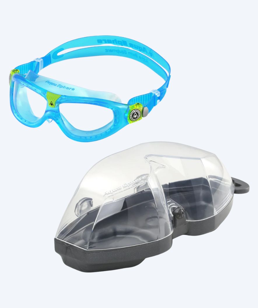 Aquasphere dykglasögon för barn (3-10) - Seal 2 - Ljusblå