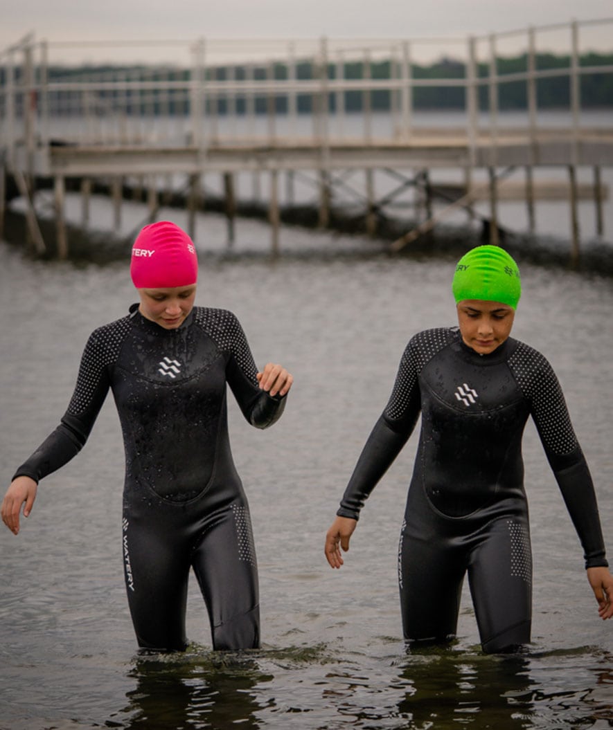 Watery våtdräkt för barn - Hedgehog (3mm) - Svart