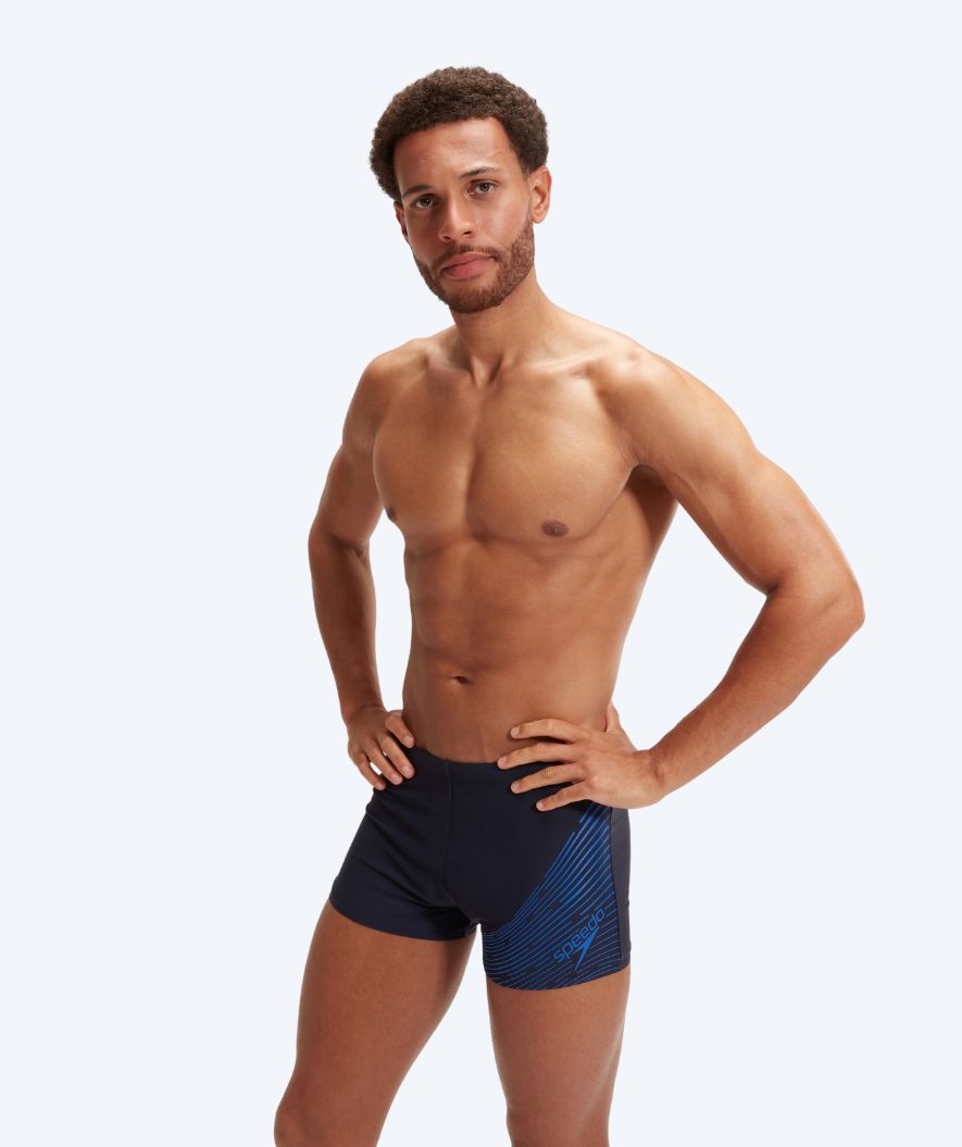Speedo aquashorts för herr - Medley Logo - Mörkblå/blå