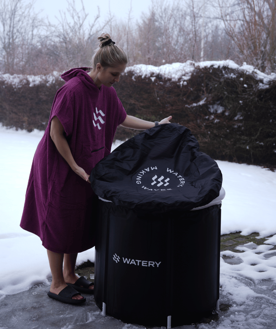 Watery uppblåsbart isbad - Hero - Svart