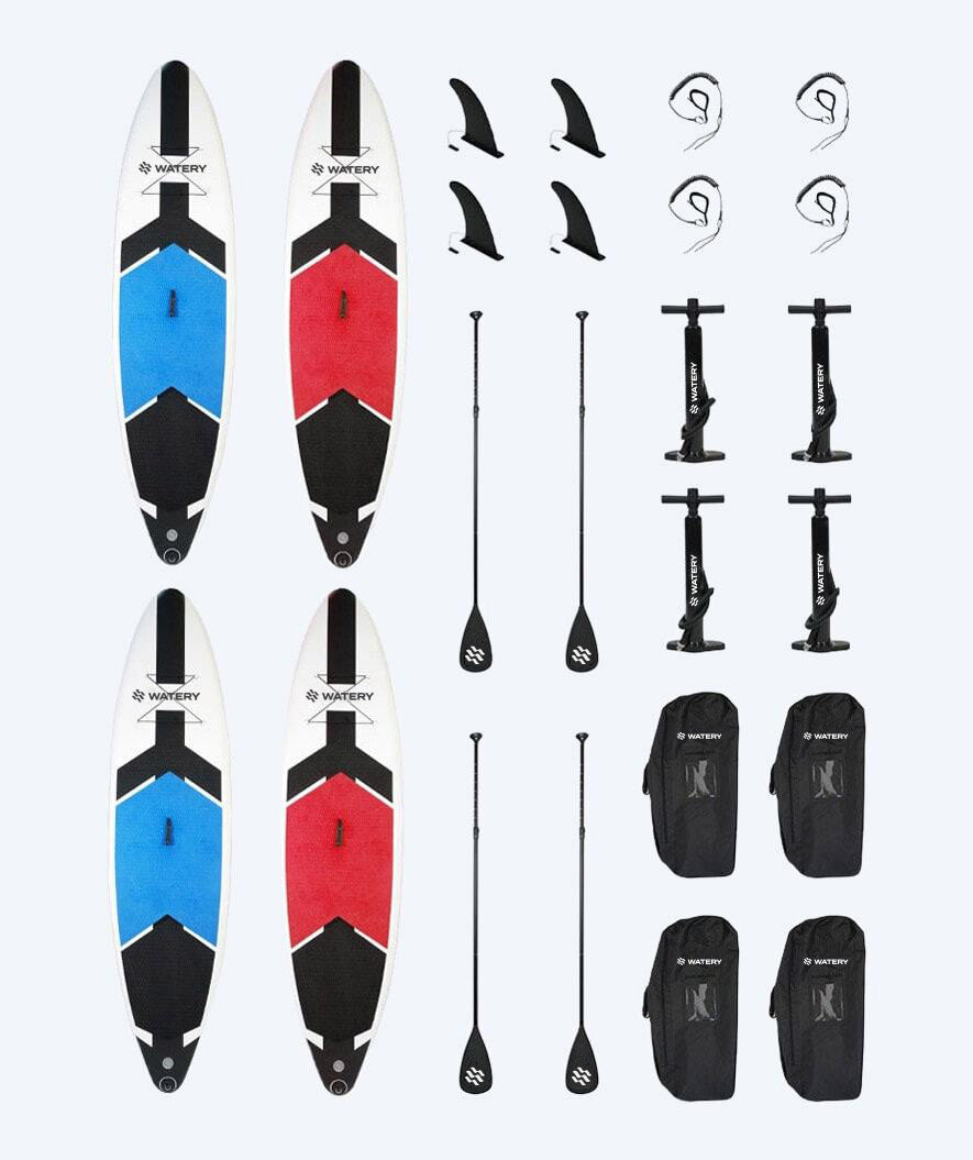 Paket SUP rea: 4x Watery uppblåsbar SUP - Global 10'6