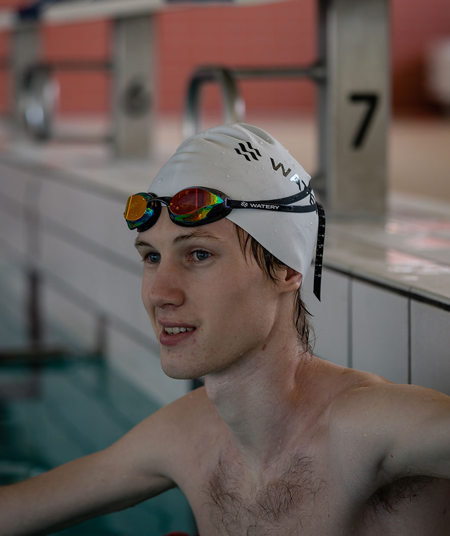 Watery simglasögon tävling - Poseidon Ultra Mirror - Svart/silver