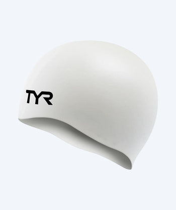 TYR badmössa - Silicone - Vit