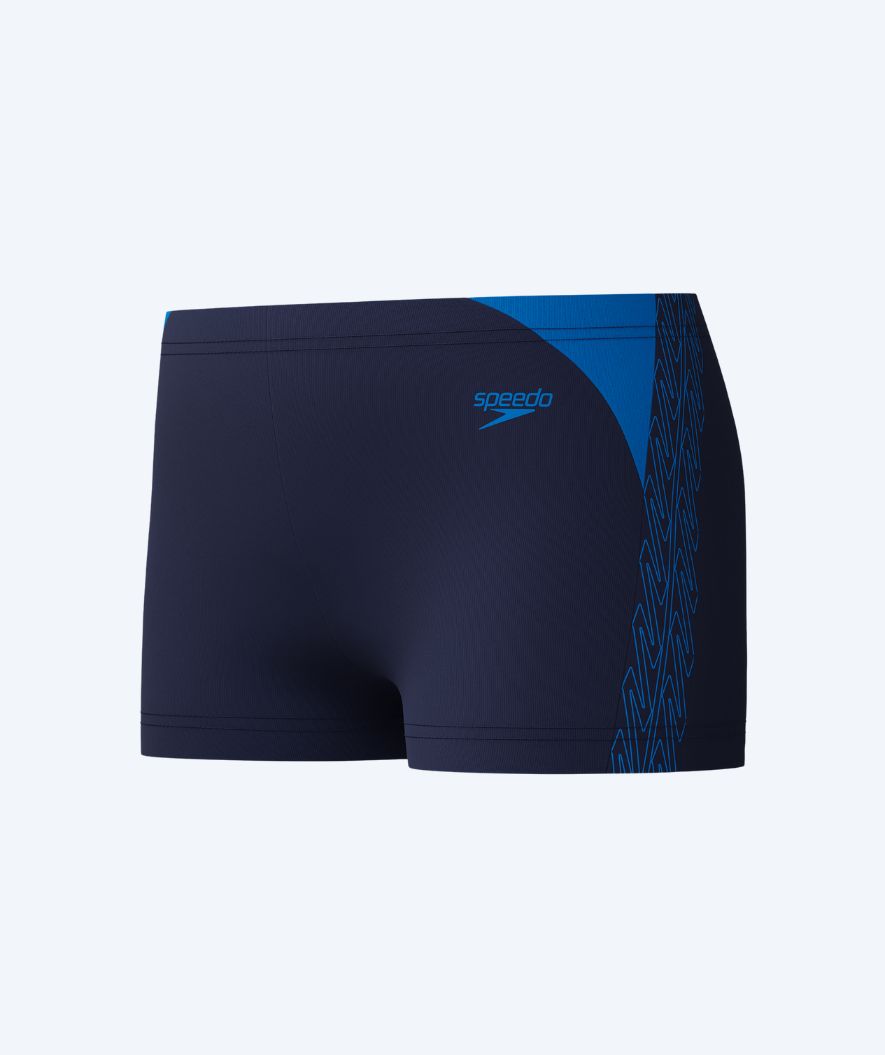 Speedo aquashorts til drenge - Hyperboom Splice - Mørkeblå/blå