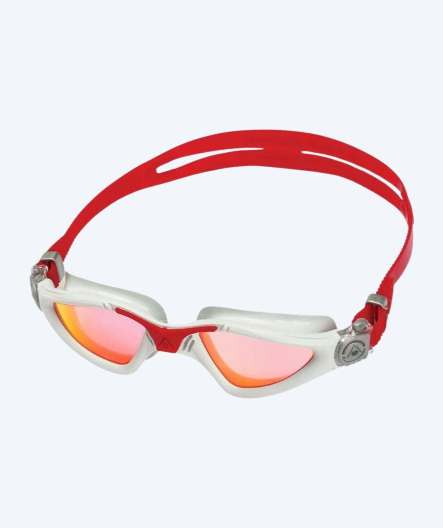 Aquasphere motionssimglasögon - Kayenne Titanium - Röd/grå