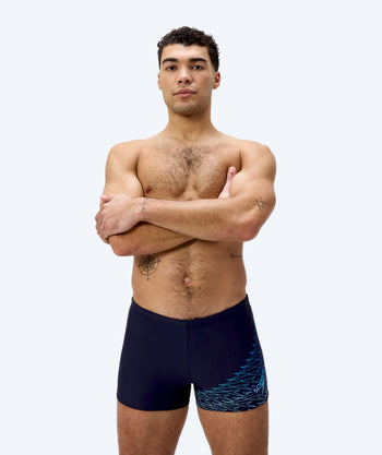 Speedo aquashorts för herr - Medley Logo - Mörkblå/ljusblå