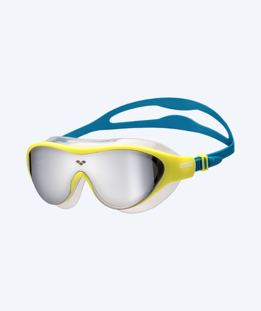 Arena simmask för barn (6-12) - The One - Gul/silver (Spegel lins)