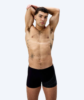 Speedo aquashorts för herr - Medley Logo - Svart/mörkgrå
