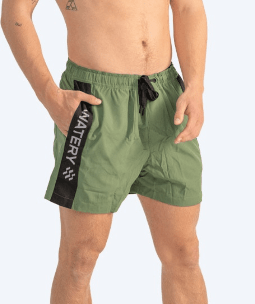 Watery badshorts för herr - Signature Eco - Grön