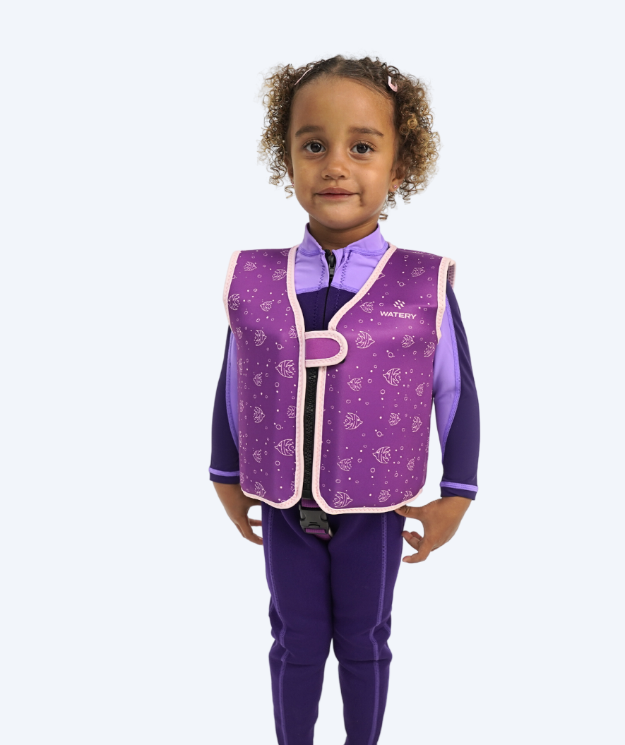 Watery simväst för barn (1-6) - Splashy - Lila