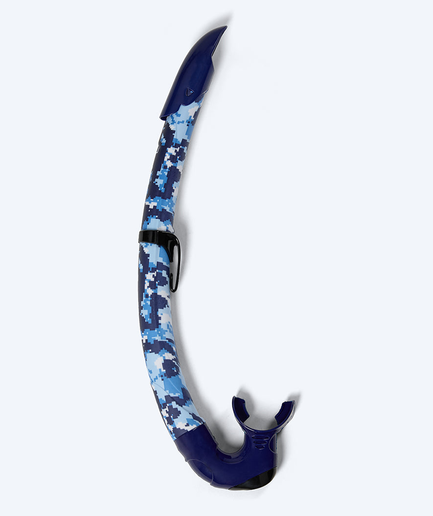 Watery snorkel för vuxna (från 12 år) - Rudder Camo - Mörkblå
