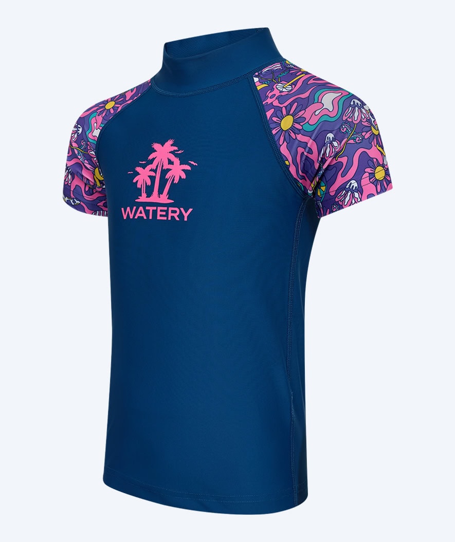 Watery UV-tröja för barn - Osiris Kortärmad Rashguard - Multifärgad/mörkblå