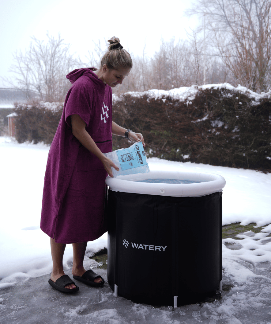 Watery uppblåsbart isbad - Hero - Svart