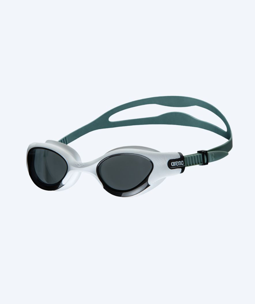 Arena motionssimglasögon - The One Plus - Vit (Smoke lins)