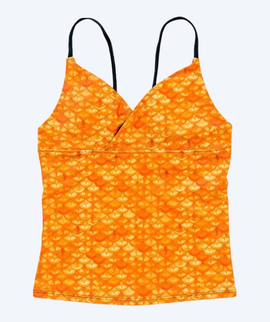 Fin Fun tankini top för barn - Tropical Sunrise