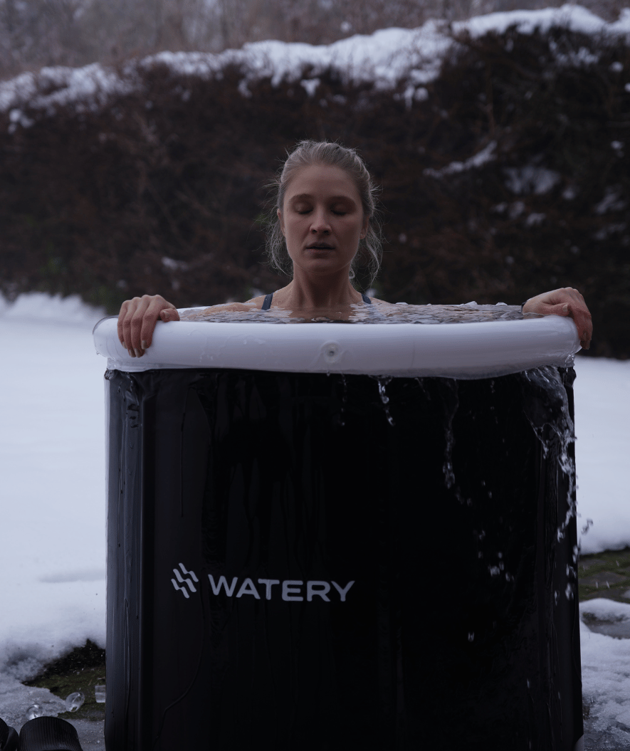 Watery uppblåsbart isbad - Hero - Svart