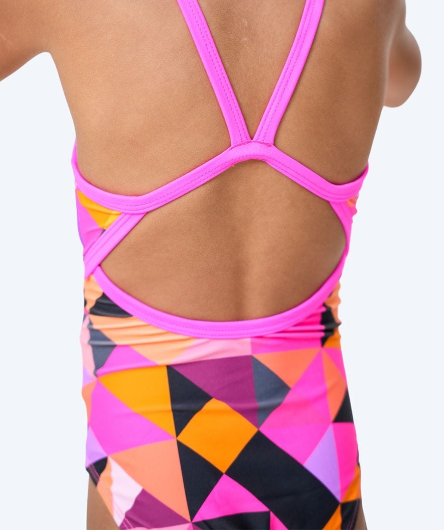 Watery baddräkt för flickor - Laguna - Rosa