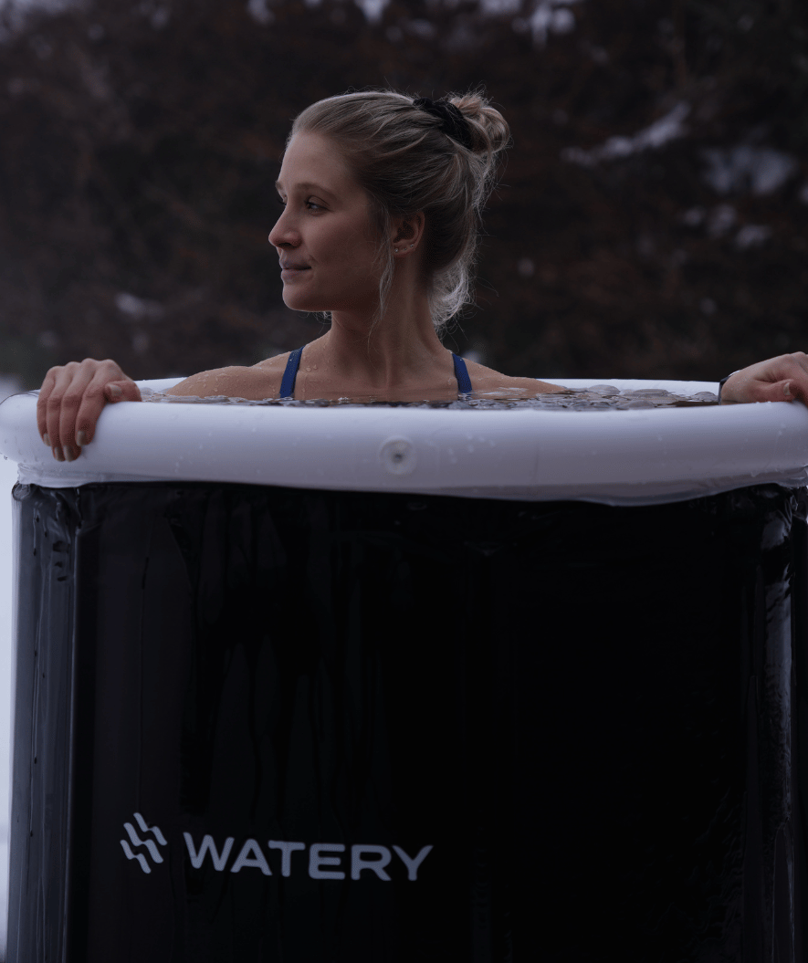 Watery uppblåsbart isbad - Hero - Svart