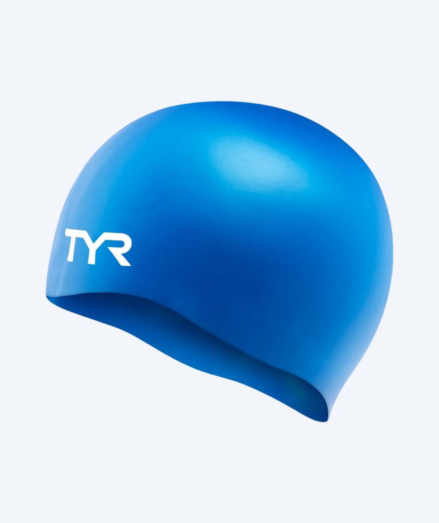 TYR badmössa - Silicone - Blå