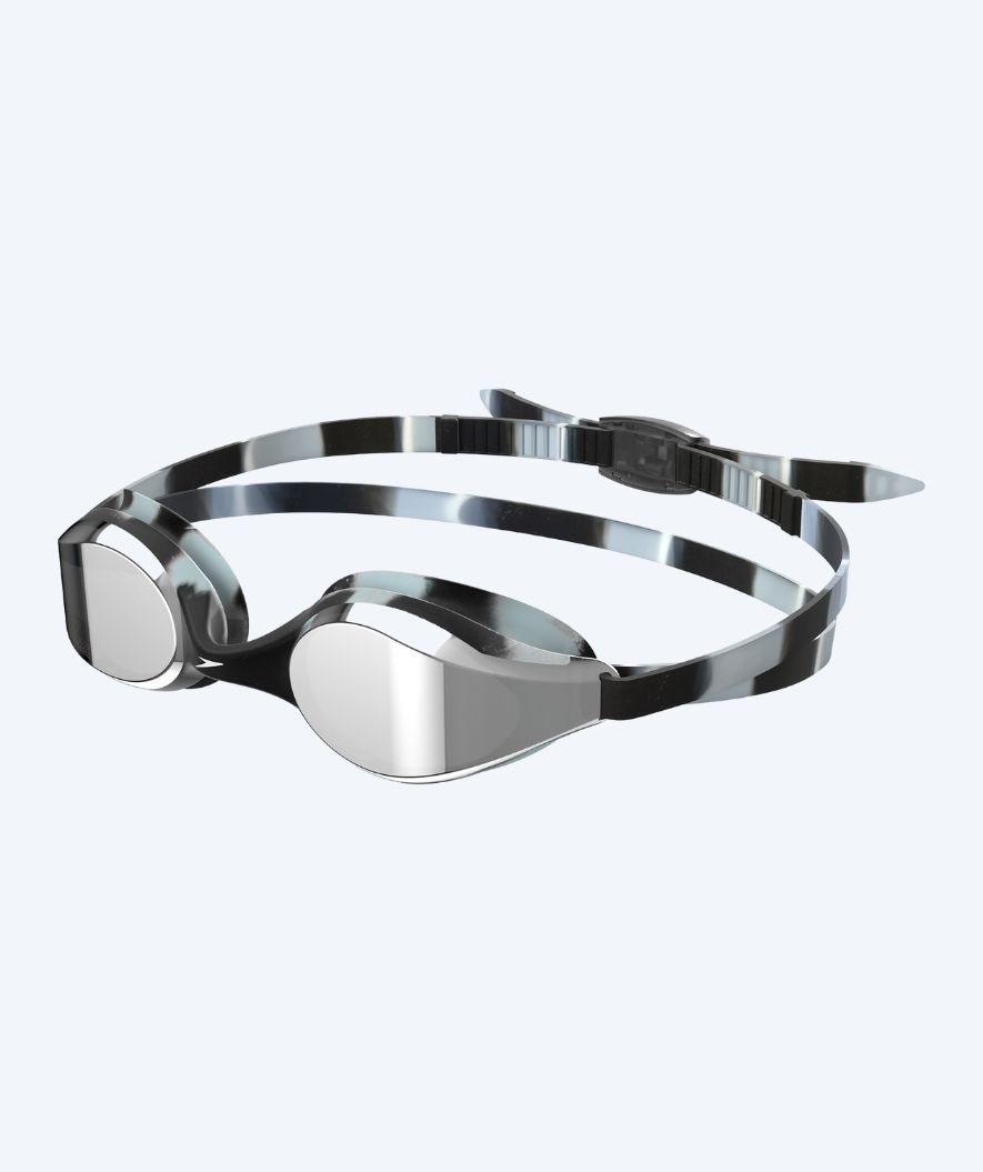 Speedo simglasögon - Hyper Flyer Mirror - Svart/grå