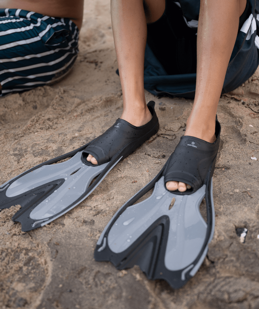 Watery dykfenor - Delphina - Svart/vit