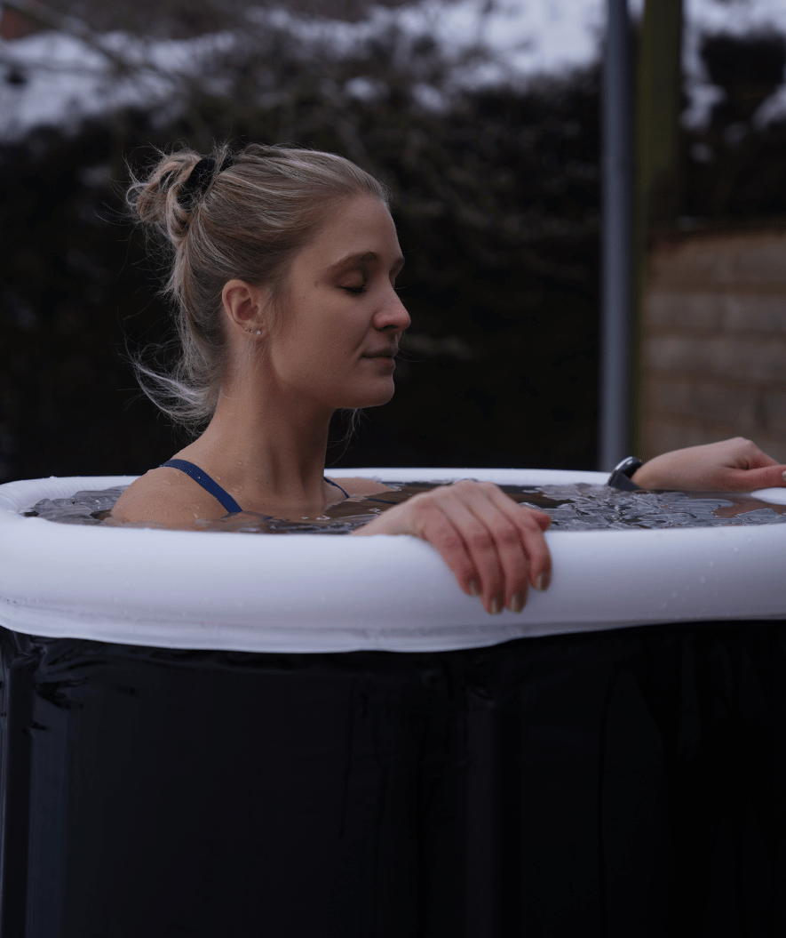 Watery uppblåsbart isbad - Hero - Svart