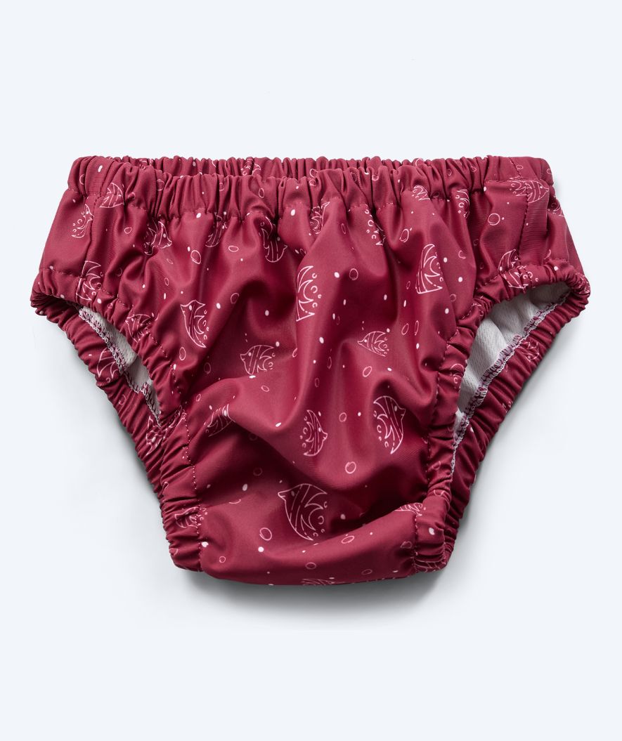 Watery blöjbadbyxor för barn - Foss Lining Nappy - Atlantic Rosa