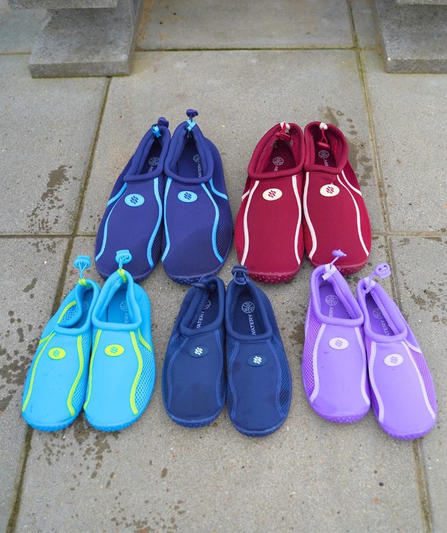 Watery badskor för barn - Spinner - Röd