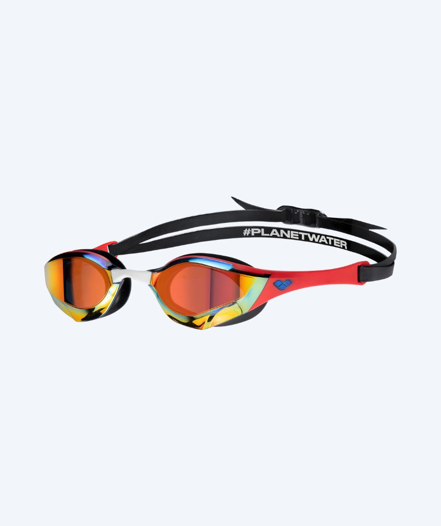 Arena Elite simglasögon - Cobra Edge SWIPE Mirror - Röd/guld
