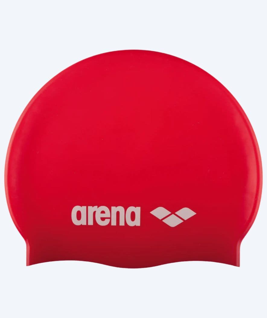 Arena badmössa för junior (6-12) - Classic Silicone - Röd