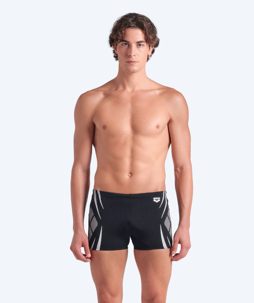 Arena trunks för herr - Poseidonia - Svart/vit