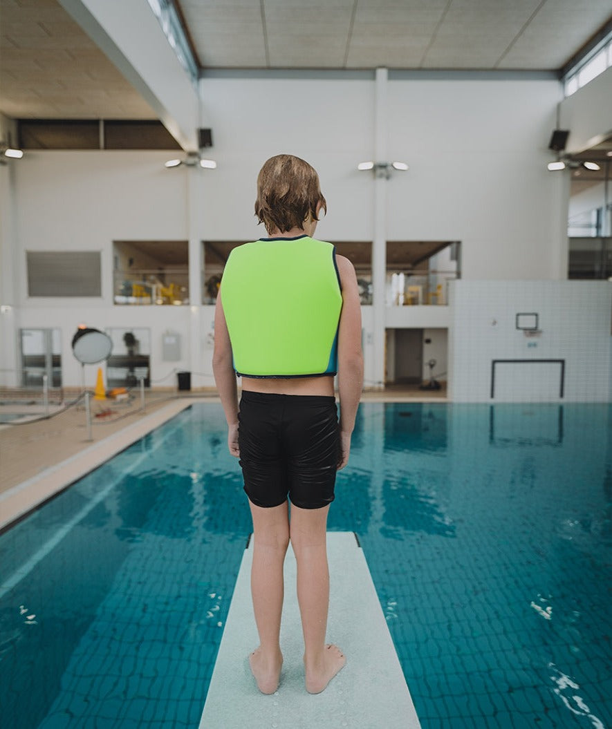 Watery simväst för barn (2-10) - Basic - Grön