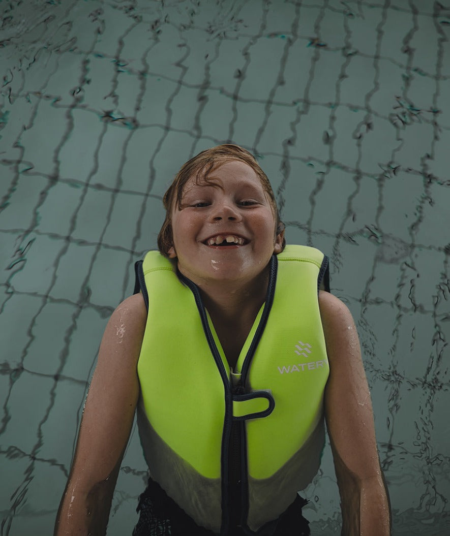 Watery simväst för barn (2-10) - Basic - Grön