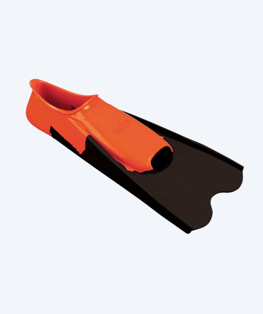 Beco simfötter - Rubber Short Fins - Svart/orange