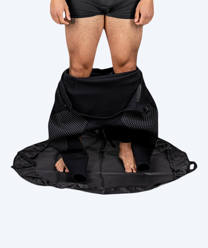 Watery ombytesmatta - Oxford - Svart