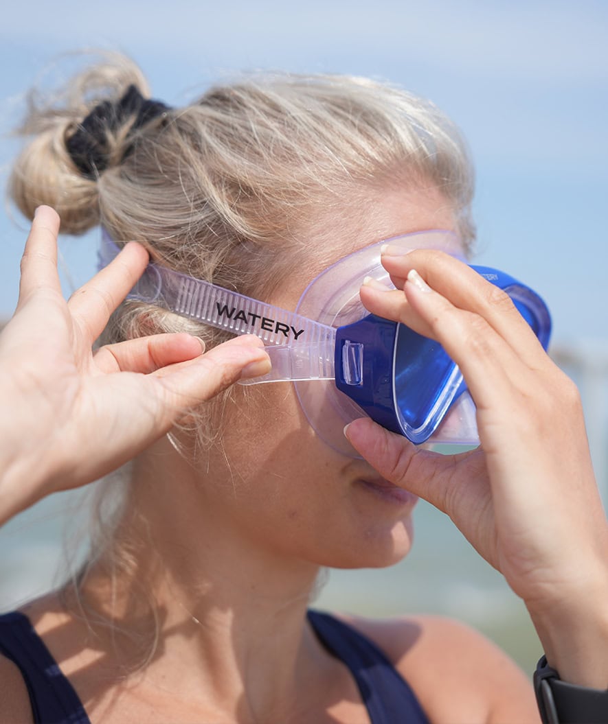 Watery cyklop för junior (8-15) - Nerina - Blå/blå lins