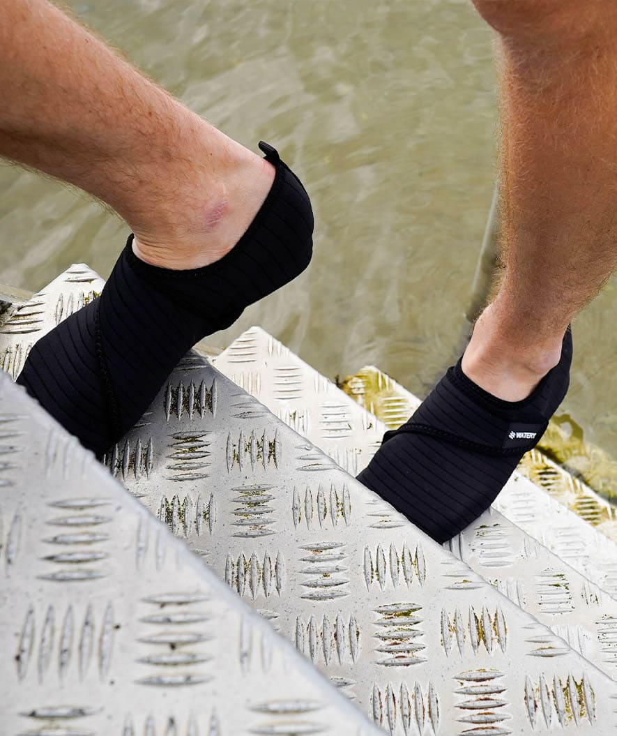 Watery neopren badskor för vuxna - Poseidon - Svart