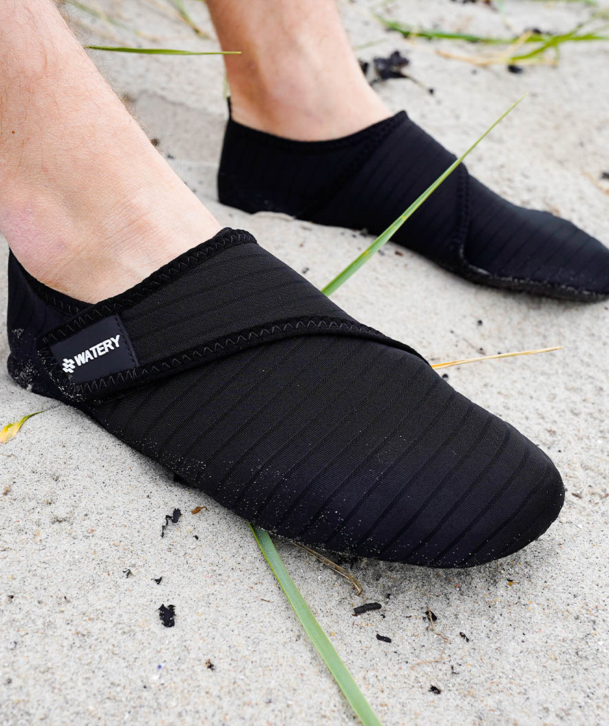 Watery neopren badskor för vuxna - Poseidon - Svart