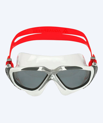 Aquasphere simmask - Vista - Vit/röd (Smoke lins)