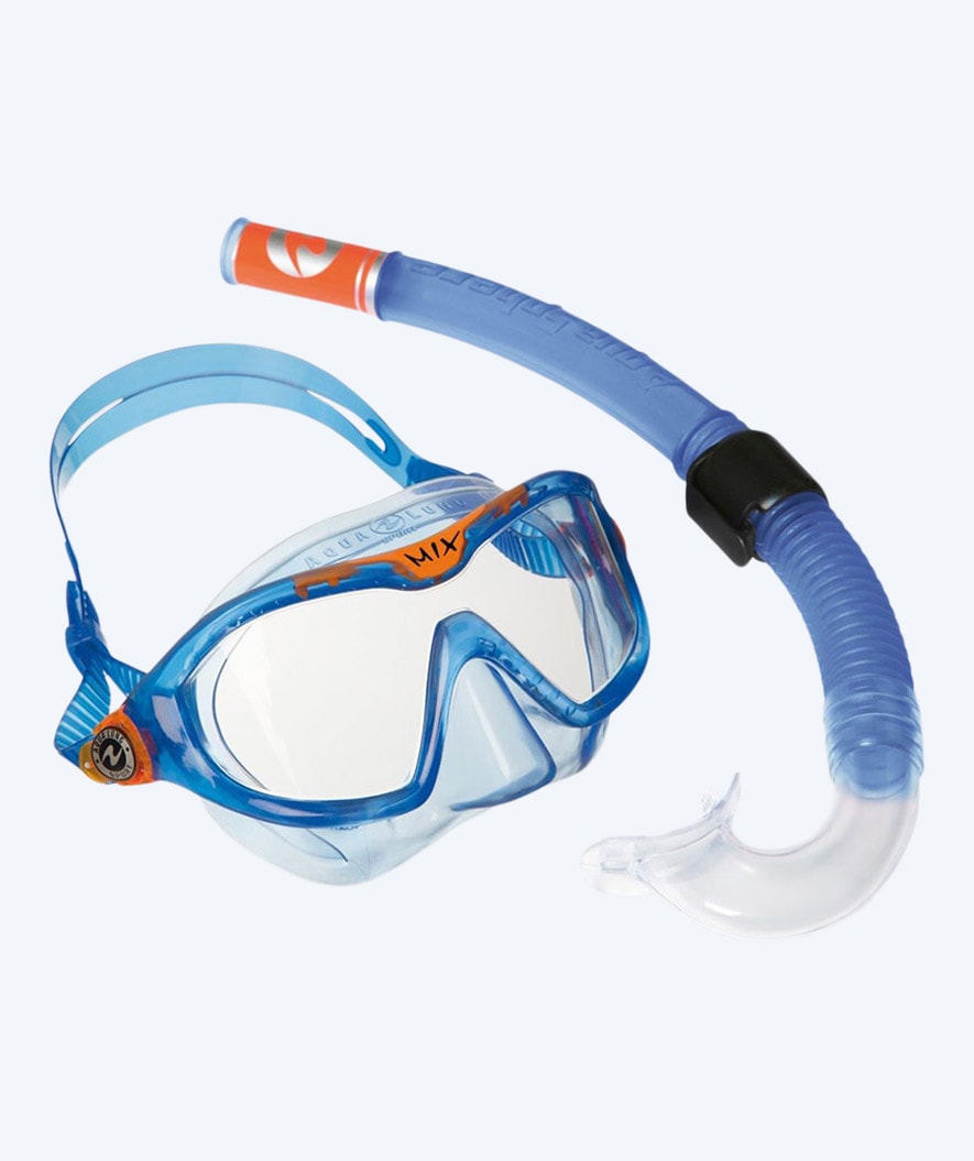 Aqualung Combo snorkelset för junior (4-8) - Combo Mix - Mörkblå