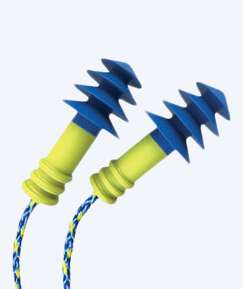 Mack´s öronproppar simning - Ear Seals 1 par - Blå/gul