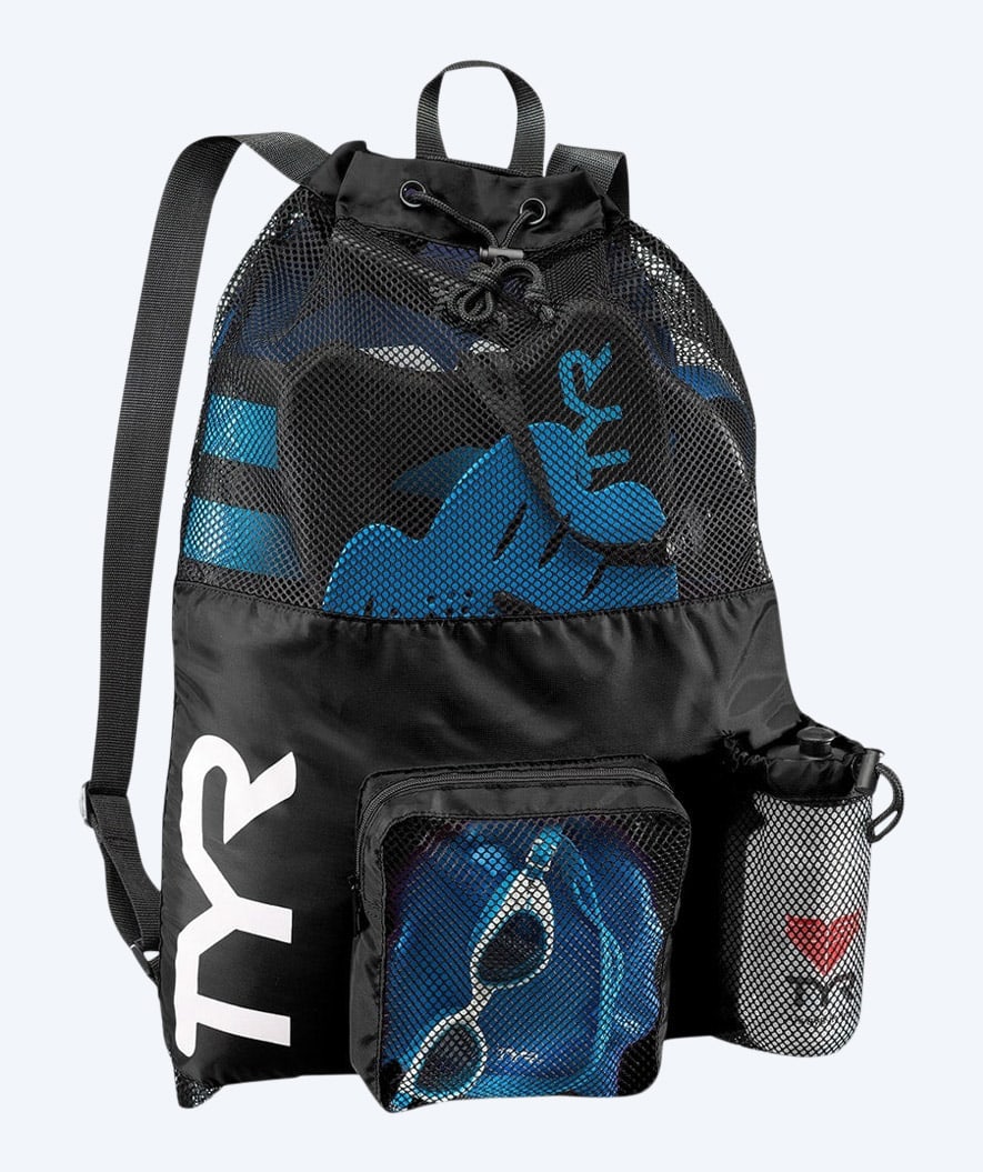 TYR nätpåsar - Big Mesh Mummy 40L - Svart