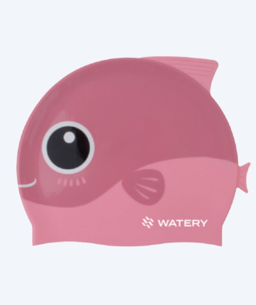 Watery Badmössa Barn - Fishi - Pink Fish